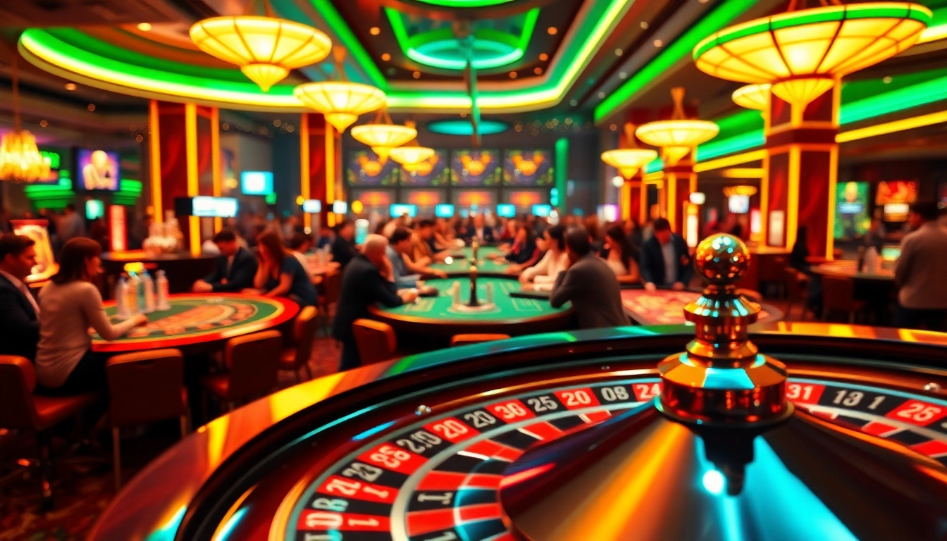 Rasakan suasana MABAR88 dengan pemain bersemangat di kasino dan roda roulette.