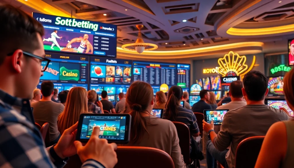 Link chính thức Winvn displayed on a vibrant online gaming platform showcasing sports betting and casino options.