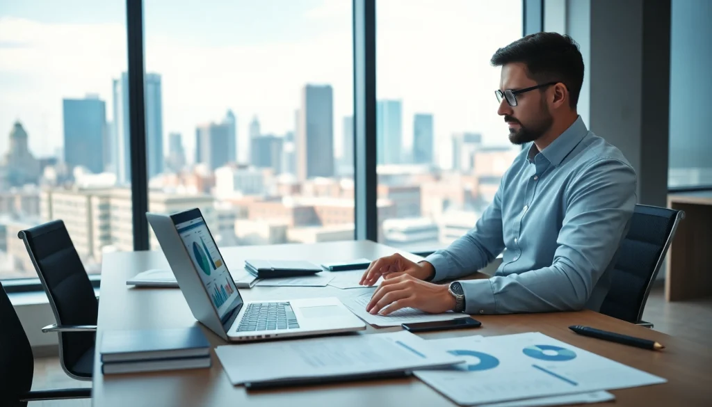 Engaging professional scene showcasing competitive intelligence faqs analysis in a modern office.