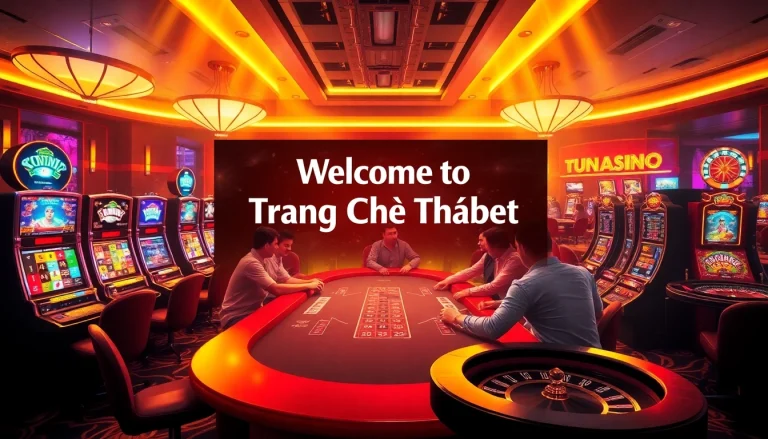 Experience the excitement of gaming on trang chủ thabet with vibrant casino elements and engaged players.