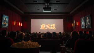 ดูหนังออนไลน์ ที่เต็มไปด้วยความสนุกในโรงภาพยนตร์ที่มีที่นั่งสบายและโปสเตอร์หนัง