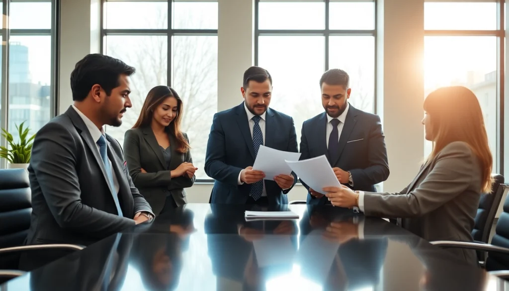 Virginia Immigration Lawyers consulting with clients in a welcoming office environment.