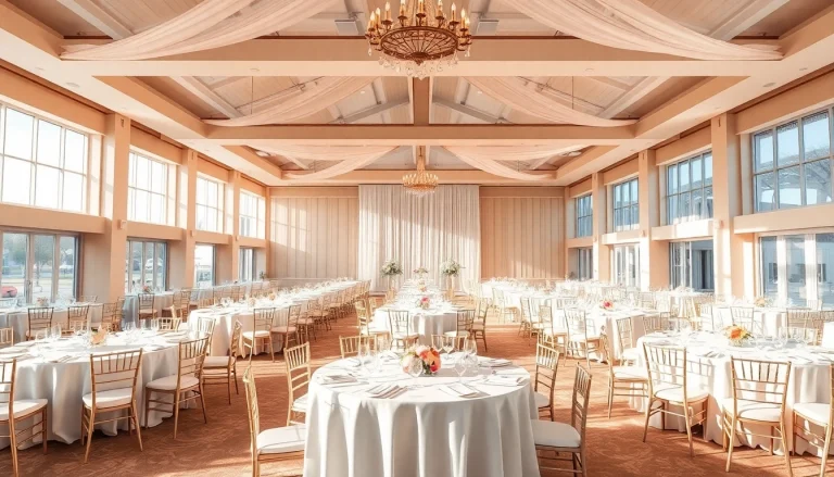 Stowe Venue Hire offers a beautifully arranged wedding setting with natural light and elegant decor.